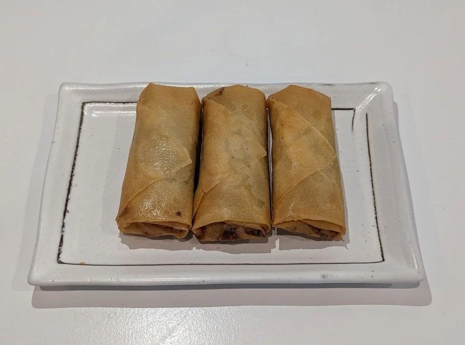Deep Fried Vegetarian Spring Roll (3) 炸素春卷
