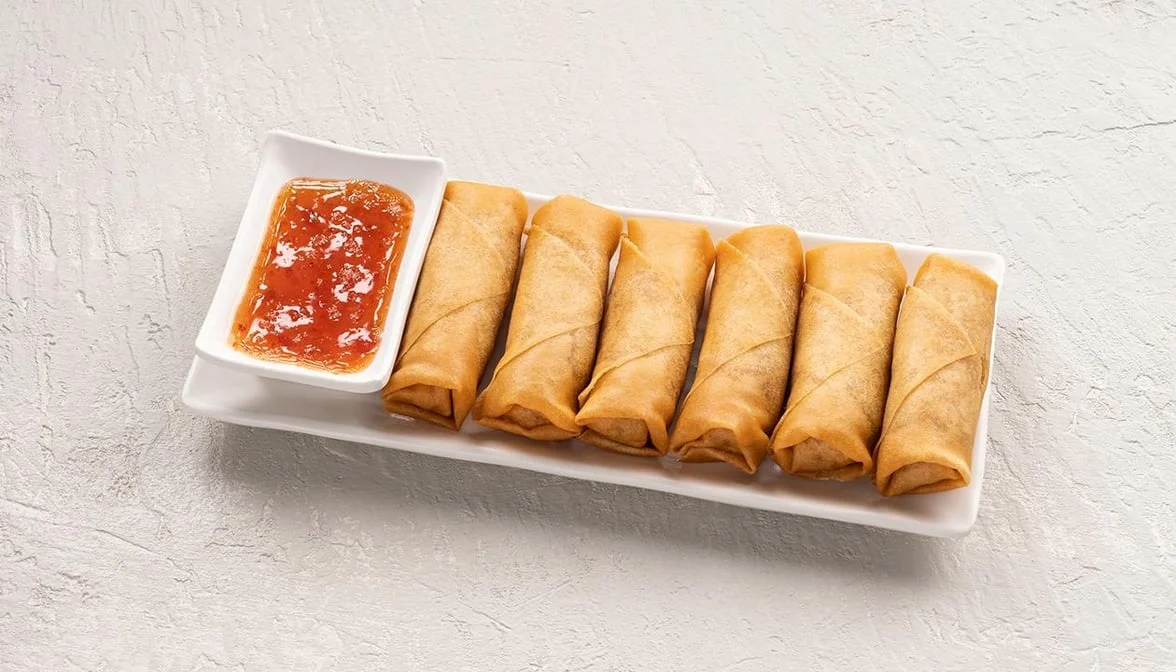 15. Vegetable Egg Rolls (6) 蔬菜春捲