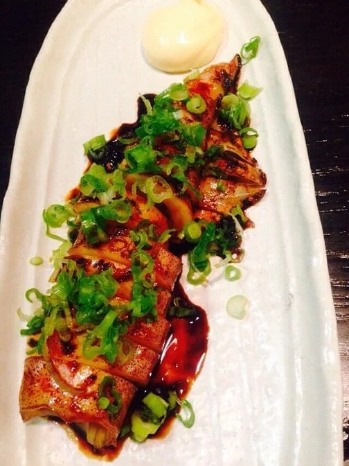 Grilled Whole Squid / ヤリイカ姿焼き タレ/塩